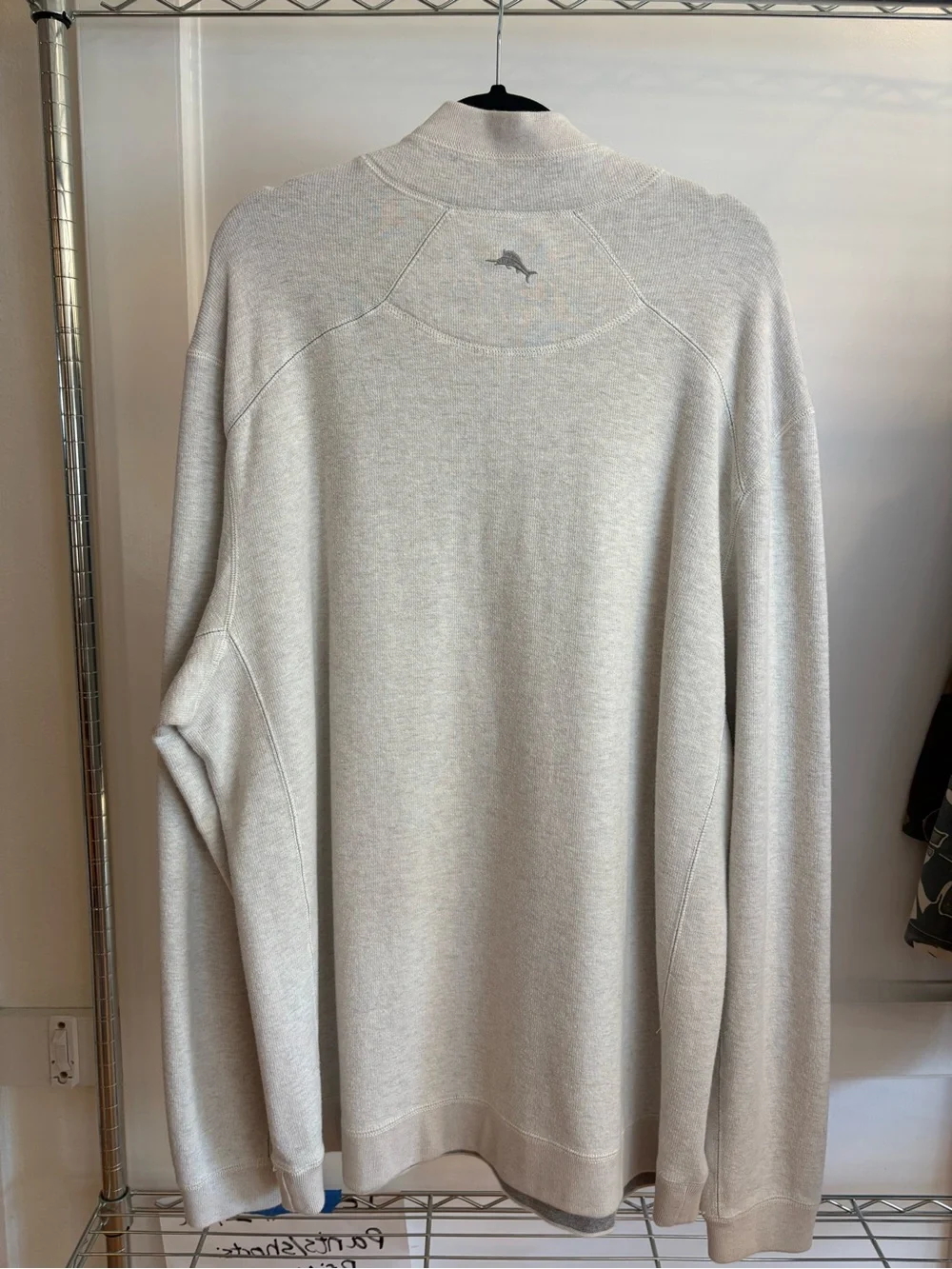 Tommy Bahama Quarter-Zip Sweater Pullover - Cream